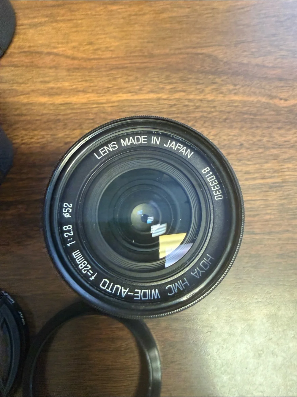 Hoya HMC Wide Auto 28mm f/2.8 Wide Angle Lens With Case